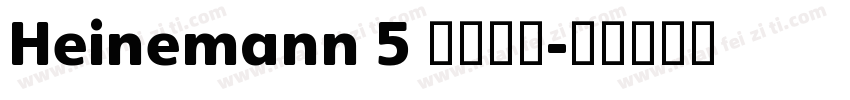 Heinemann 5 字体家族字体转换